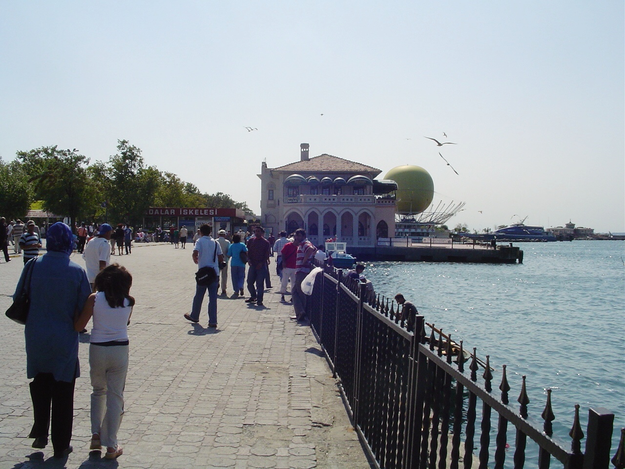Kadıköy's waterfront on the Asian side, the district that holds Fahri Konsolos in Caferağa