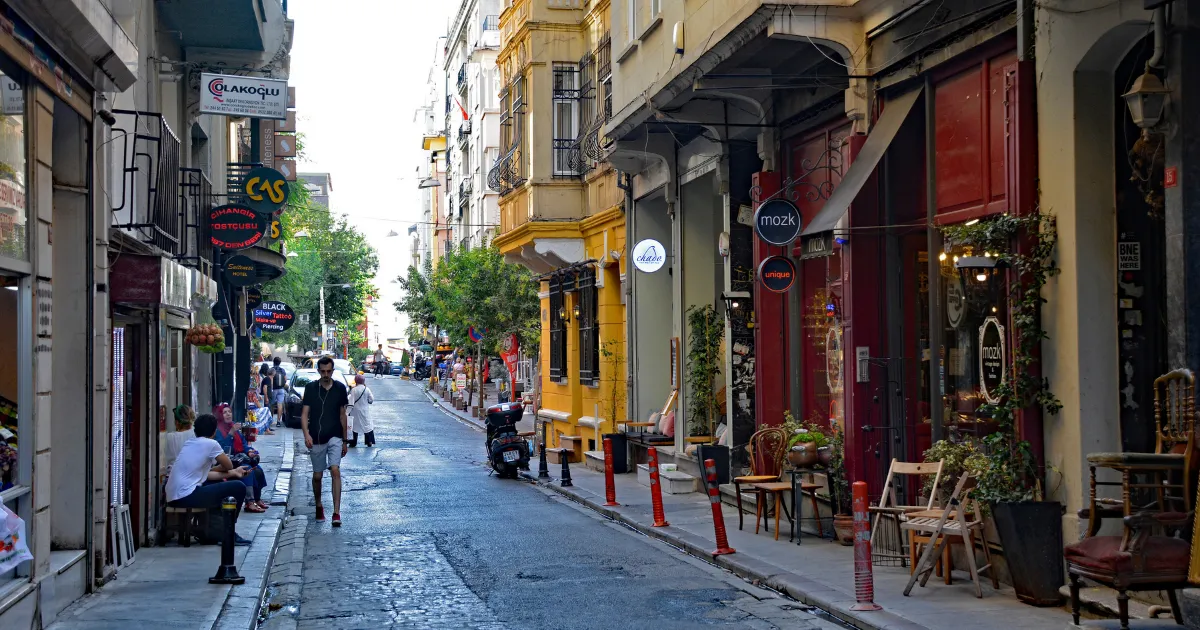 Cihangir's leafy, cafe-lined streets