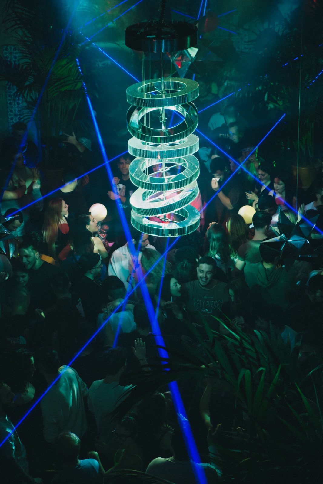 Laser show at Kastel