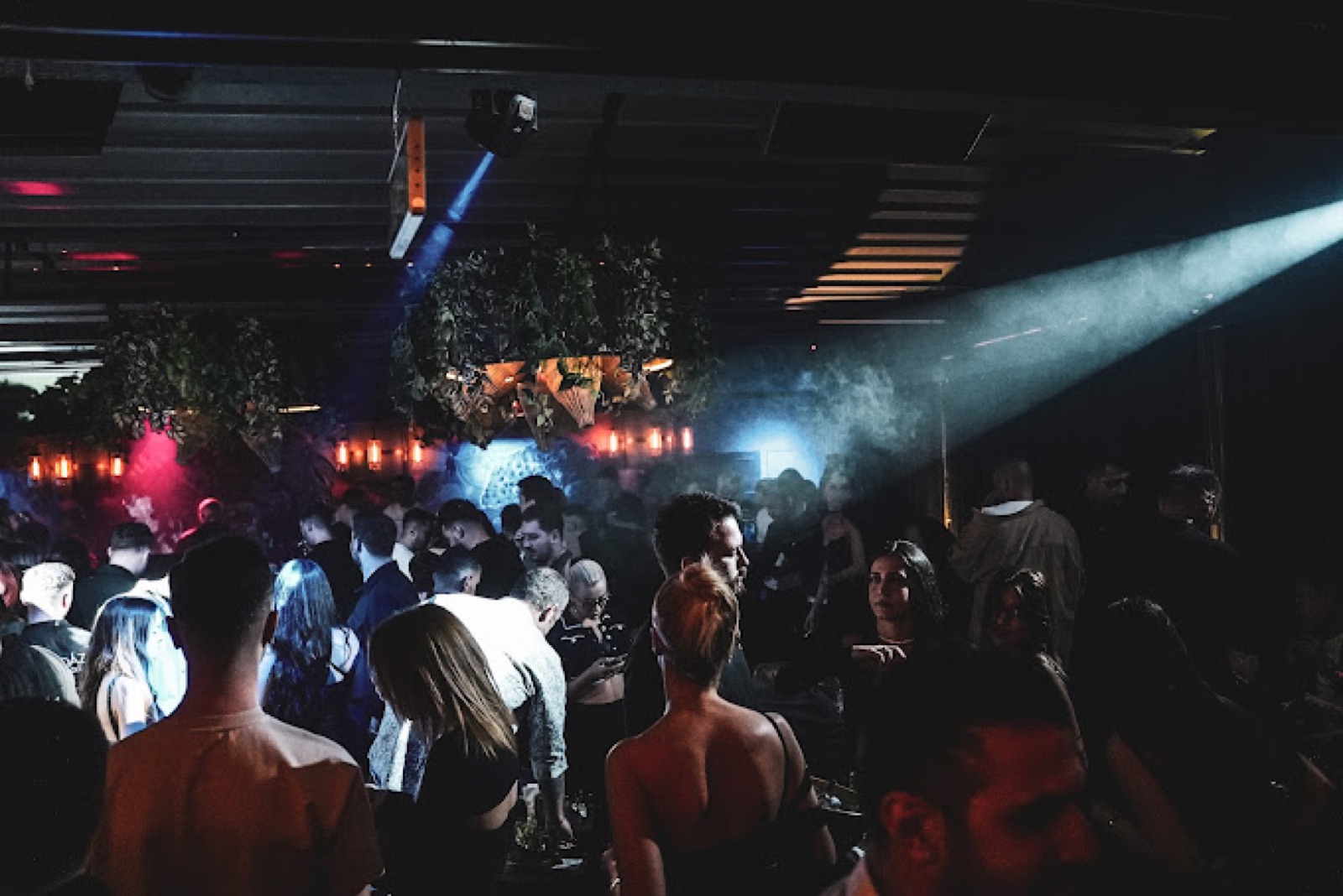 Nightclub dance floor energy