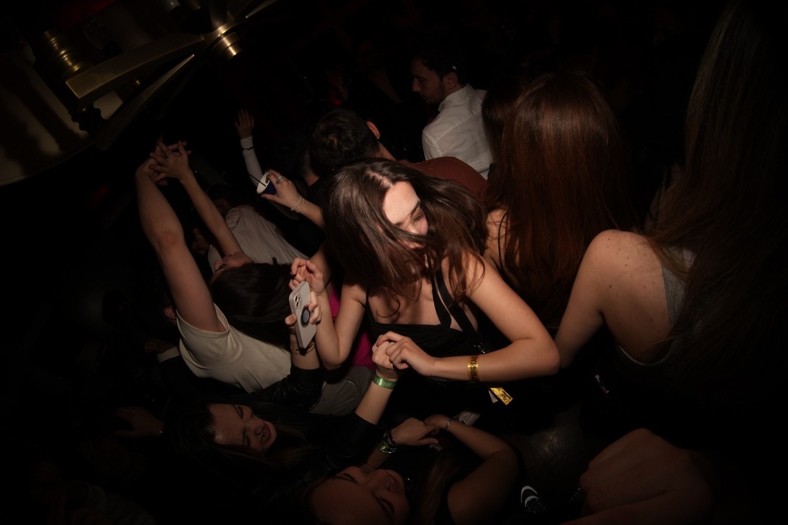 Dancing at the Valentines party